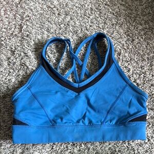 Blue Sports Bra